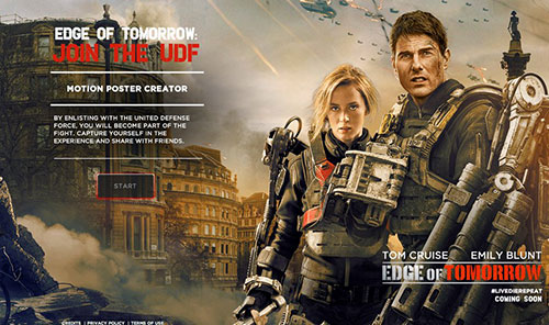 Edge of Tomorrow 网页设计欣赏