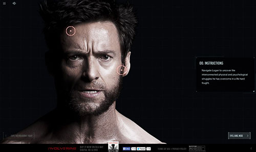 The Wolverine: Unleashed 网页设计欣赏