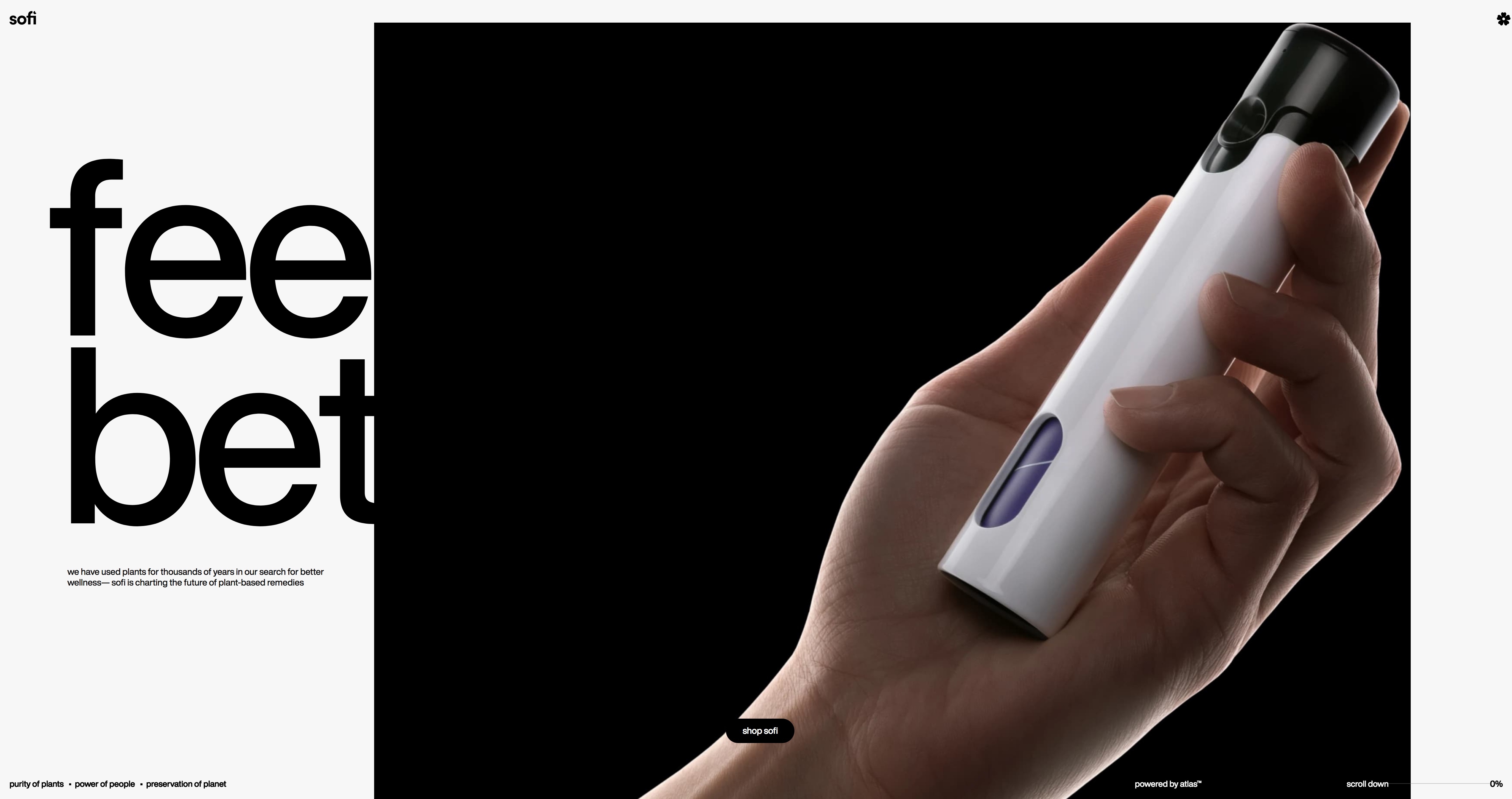 sofi-利用现代科学，追踪并提供针对失眠、压力、焦虑和疼痛的个性化植物疗法。我们是一个致力于重新连接人和植物的社区。酷站欣赏