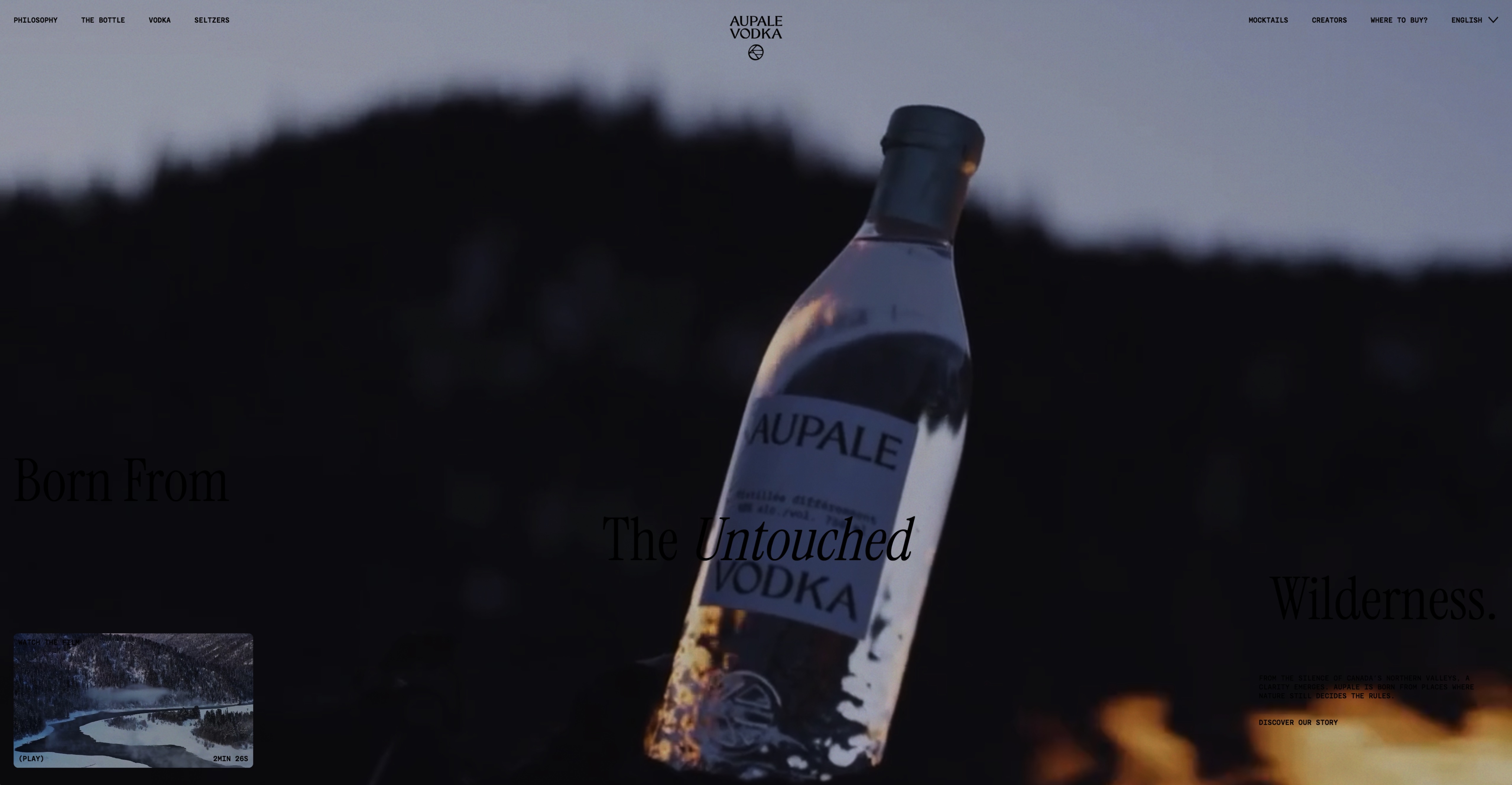 AUPALE VODKA-以不同的方式蒸馏酒酷站欣赏