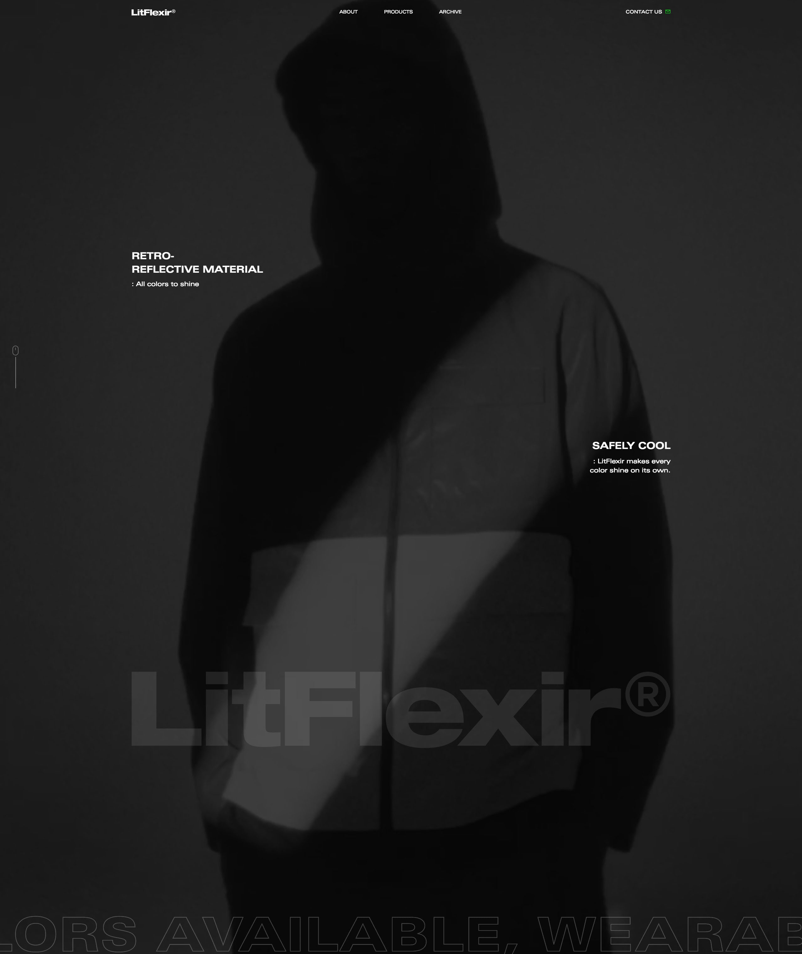 LitFlexir-复古反光材质酷站欣赏