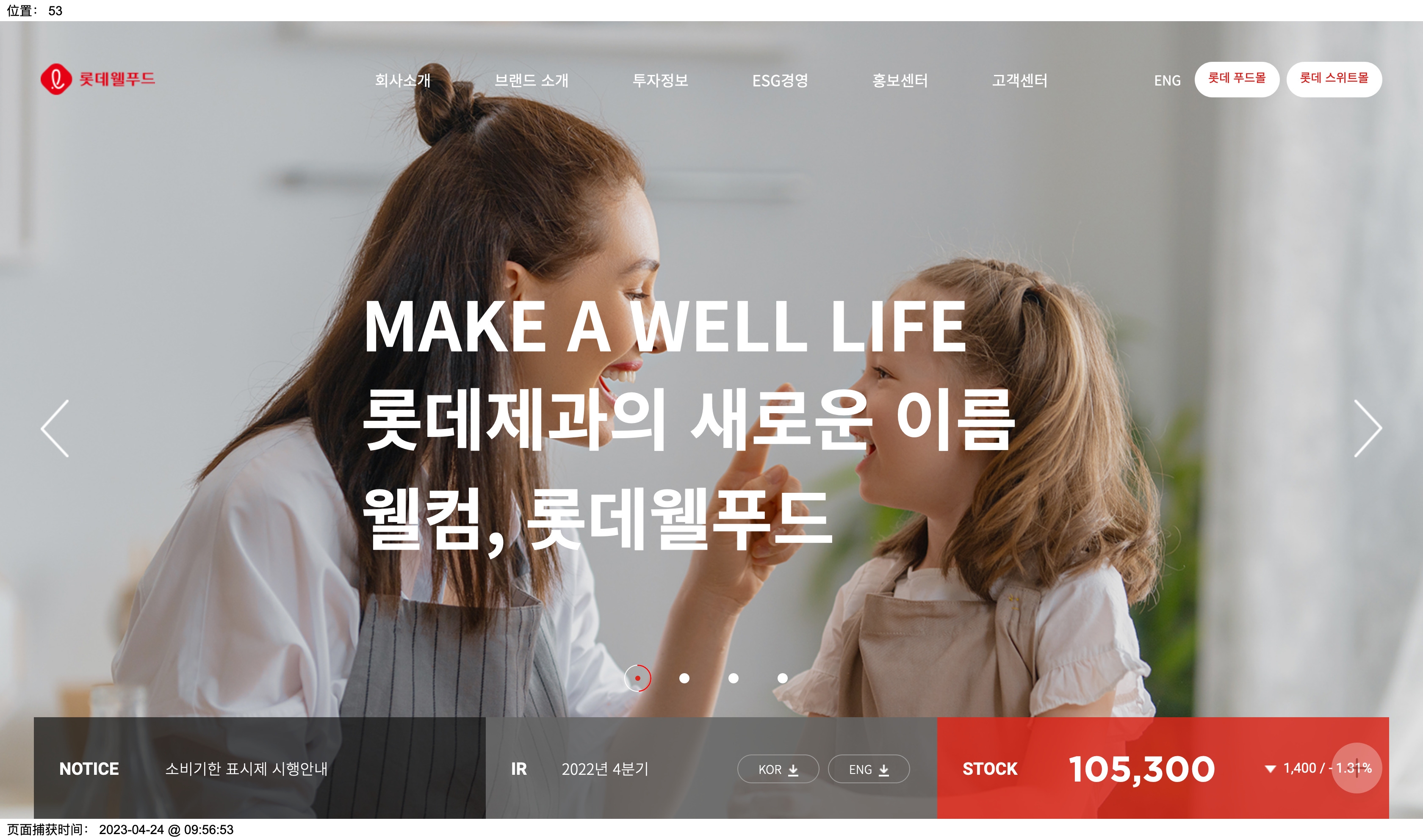 韩国乐天健康食品酷站欣赏