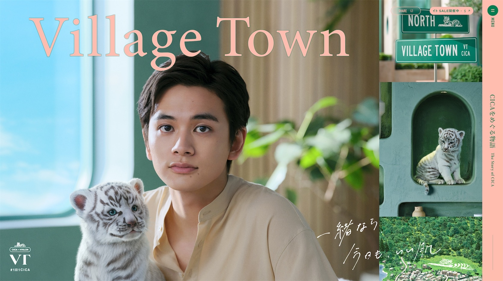 日本-Village Town-男性化妆品护肤品酷站欣赏