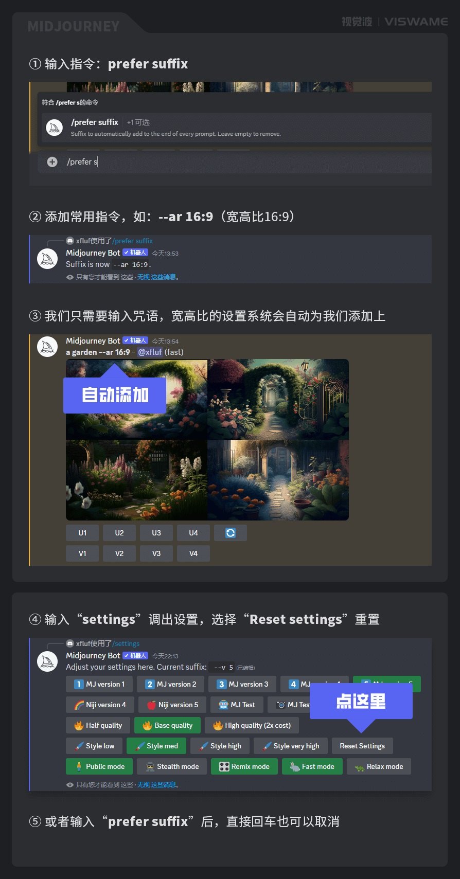 
告别开盲盒！常用的Midjourney高效使用技巧总结